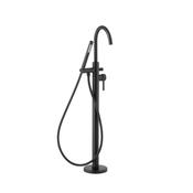 KFA Black Freestanding Bath Mixer | Taps image