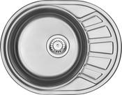 Stock Steel sink 1-bowl with drainer