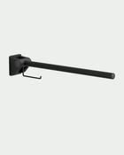 Sonia Go Care Foldable Grab Bar With Roll Holder - Black