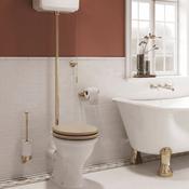 Burlington Guild Rimless High-Level Toilet Traditional WC Pan image