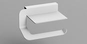 Sonia Integrated Furniture Toilet Roll Holder with Shelf – White image