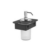 Vado Muse Soap Dispenser with 150mm Black Glass Shelf image