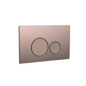 Bathworks Essentials Round Brushed Bronze Dual Flush Button image