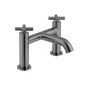 Vado Elements Deck Mounted Bath Filler Tap - Brushed Gunmetal image