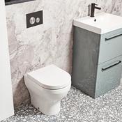 Tavistock Micra Evo Back To Wall Toilet &amp; Soft Close Seat image