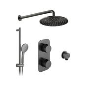 Vado Tablet Altitude 2 Outlet Shower Pack - Brushed Black