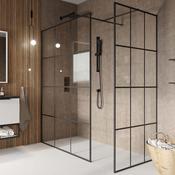 Bathworks Essentials S8 Grid Joining piece for Bracing Bars Matte Black