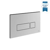 Vado Square Button Flush Plate - Chrome image