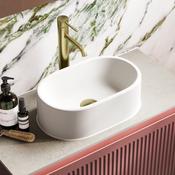 HiB Romy Matt White Countertop Basin