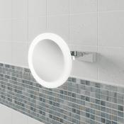 HiB Libra LED Round Magnifying Mirror 200mm
