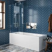 Britton Hoxton 6 Fixed Single Bath Screen 1500mm x 900mm image