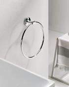 Sonia E-Plus Towel Ring - Chrome image