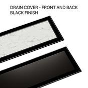 SharpDrain Linear Panel Wet Room Drains - Matt Black