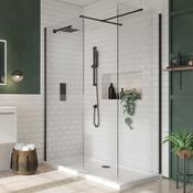 Bathworks Essentials S8 Black Joining Piece