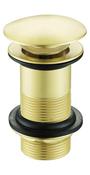 Brushed Brass Unslotted Basin Waste image