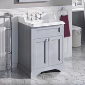 Burlington 650mm 2 Door Floorstanding Vanity Unit with Ceramic Basin image