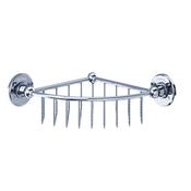 Burlington Traditional Deep Corner Wire Basket Chrome image