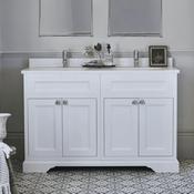Burlington 1300mm 4-Door Floorstanding Vanity Unit Double Basin image