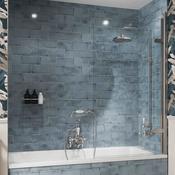 Burlington Classique Hinged Bath Screen image