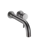 Bathworks Essentials Core Wall Mounted Basin Tap Gunmetal image