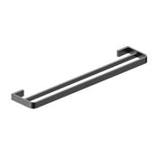 Bathworks Essentials Napoli Double Towel Rail Gunmetal image