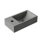 HiB Entero Concrete Grey 400mm Concrete Basin