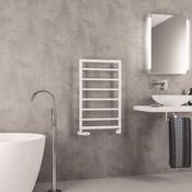 Eastbrook Kenilworth Vertical Designer Heated Towel Rail Matt White image