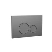 Bathworks Essentials Round Gunmetal Dual Flush Button image