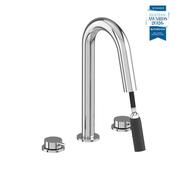 Vado Safari Lever 3 Hole Deck Mounted Basin Mixer with Pull Out Spout image