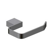 Bathworks Essentials Gunmetal Paper Holder Matte Black