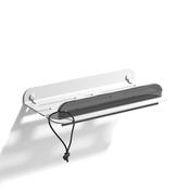 Sonia Quick Bathroom Shower Shelf With Wiper Blade White