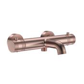 Bathworks Essentials Wall Mounted Bath Shower Mixer Brushed Bronze image