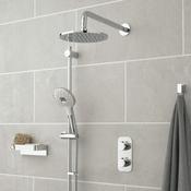 VADO Tablet Altitude 2 Outlet Thermostatic Shower Set Chrome image