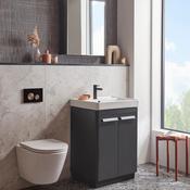 Tavistock Compass 600 Freestanding Vanity Unit &amp; Basin