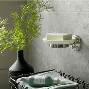 Vado Axbridge Wall-Mounted Ceramic Soap Dish And Holder image