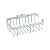 Vado Wall Mounted Medium Rectangular Shower Basket in Chrome image