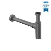 Vado Safari Contemporary Round Bottle Trap 1.1/4” with 35mm Outlet - Pewter image