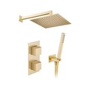 Vado Tablet Notion 2 Outlet Shower Pack - Brushed Gold image
