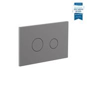 Vado Round Button Flush Plate - Pewter image