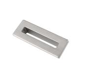 Bathworks Essentials Brushed Nickel Rectangle Overflow Insert image