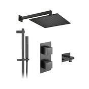 Vado Tablet Notion 2 Outlet Shower Pack - Brushed Black