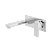 Vado Phase Wall Mounted 2 Hole Basin Mixer Chrome image