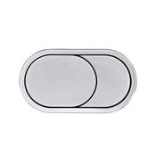 Tavistock Oval Flush Button - Chrome image