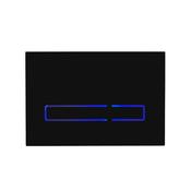 Tavistock Contactless Sensor Dual Flush Plate – Black Glass