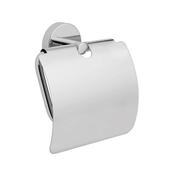Vado Sirkel Covered Toilet Roll Holder in Polished Chrome image