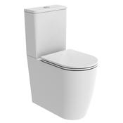 Tavistock Compass Round Fully Enclosed Comfort Height Close Coupled WC with Seat