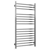 Reina Luna Polished Stainless Steel Heated Towel Rail - 1200 x 600mm image