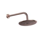 Bathworks Essentials Round Shower Arm &amp; Head Brushed Bronze image