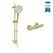 Vado Safari 1 Outlet Shower Pack - Satin Brass image