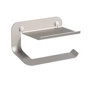 Sonia Quick Bathroom Toilet Roll Holder Shelf Aluminium image